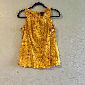 Worthington Gold Pleated Tank Top